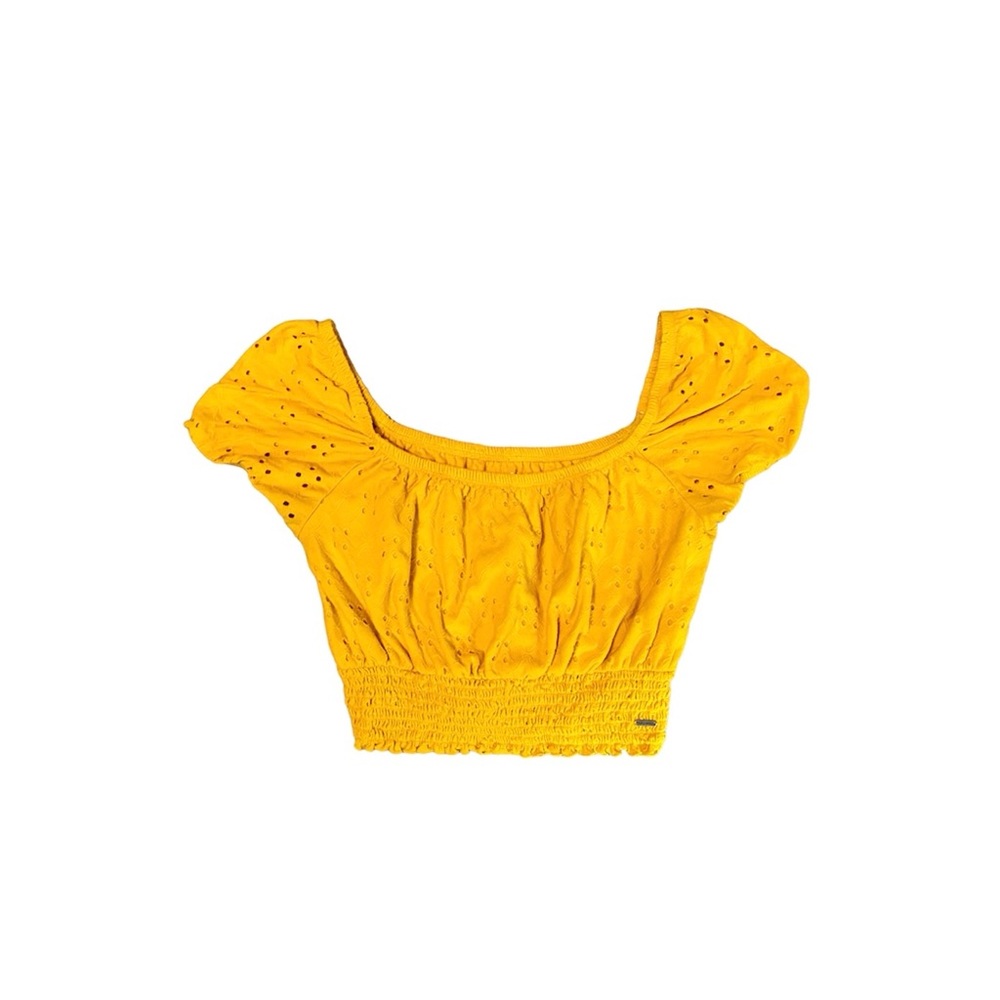 Hollister Bardot Off The Shoulder RETRO crop top